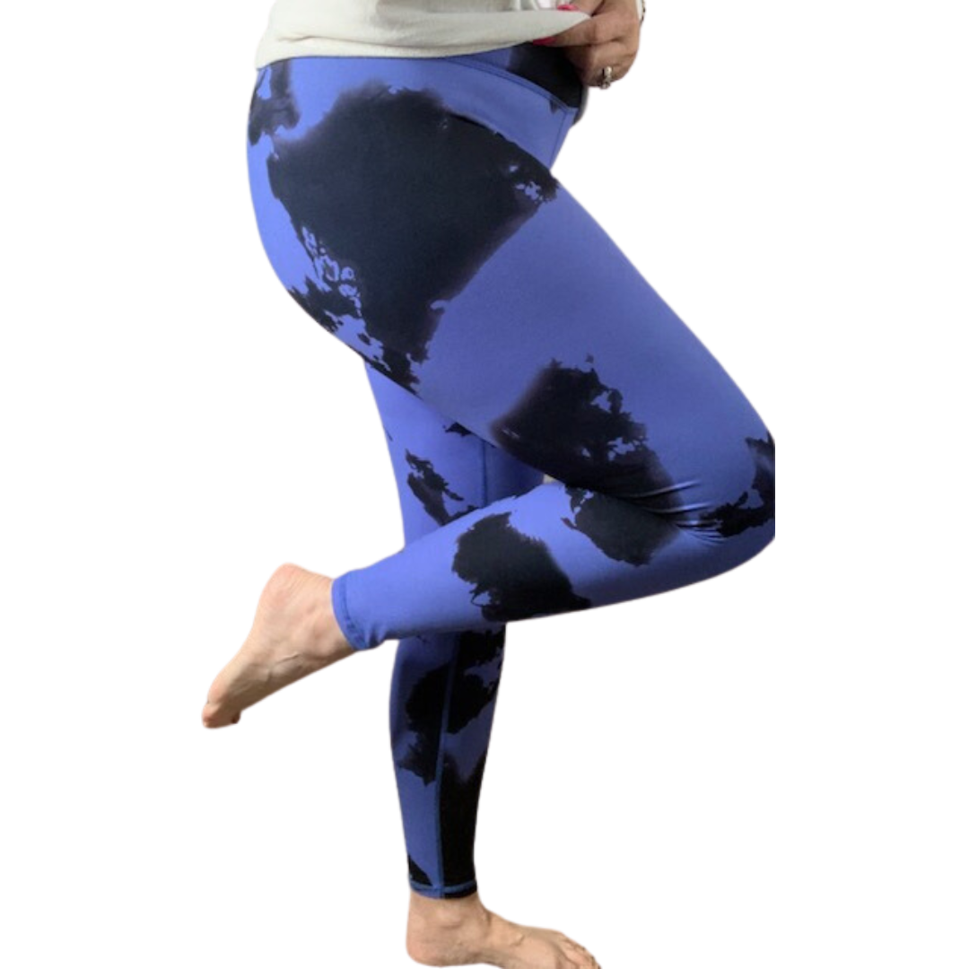 Ink Splash Tie-Dye Leggings