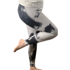 Ink Splash Tie-Dye Leggings
