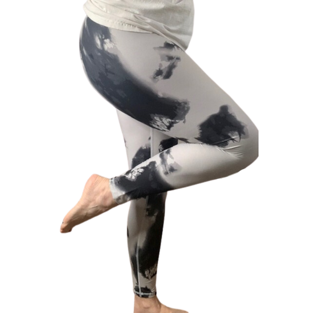 Ink Splash Tie-Dye Leggings