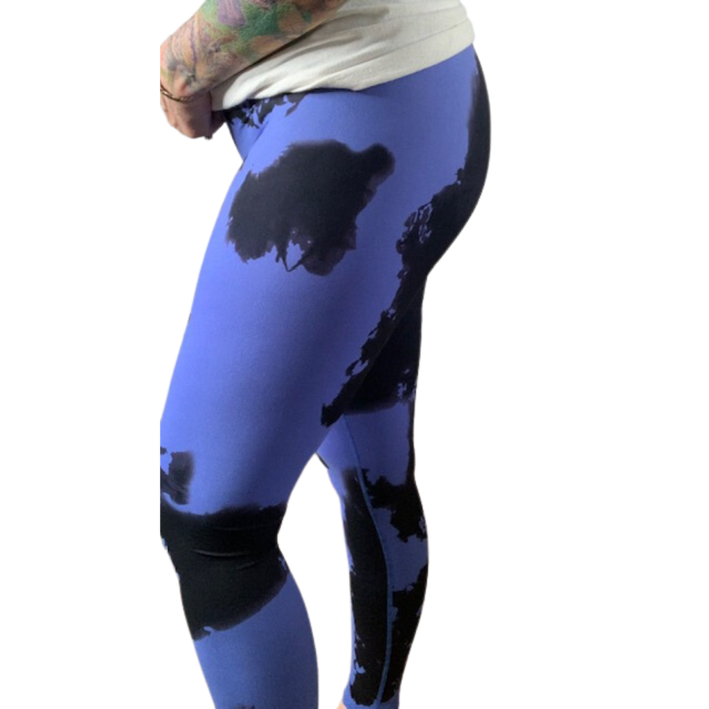Ink Splash Tie-Dye Leggings