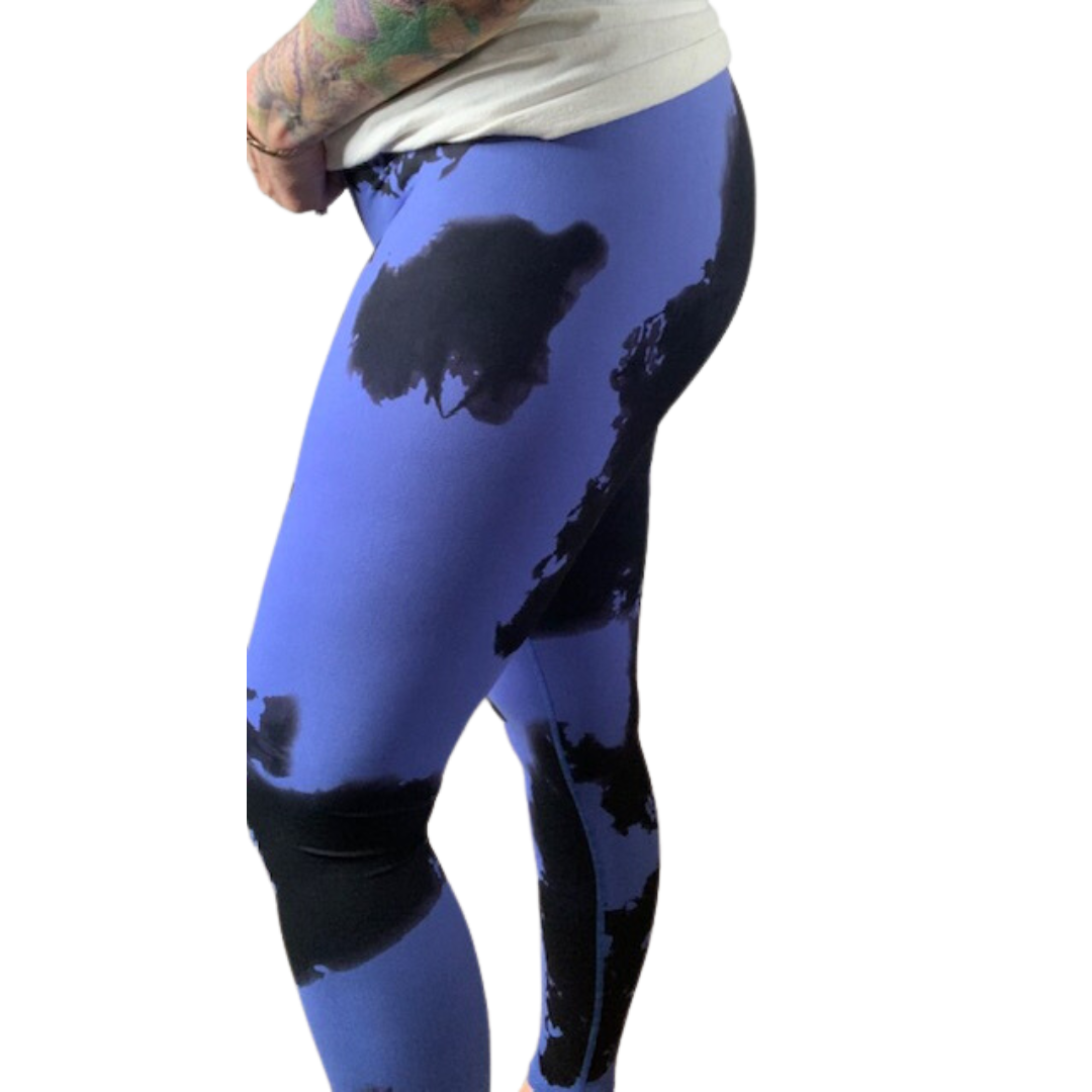 Ink Splash Tie-Dye Leggings
