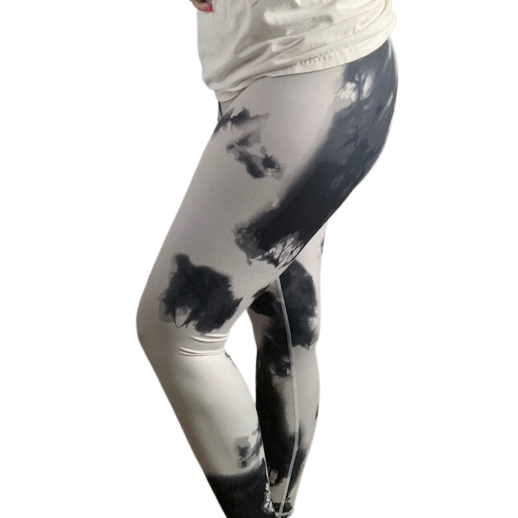 Ink Splash Tie-Dye Leggings