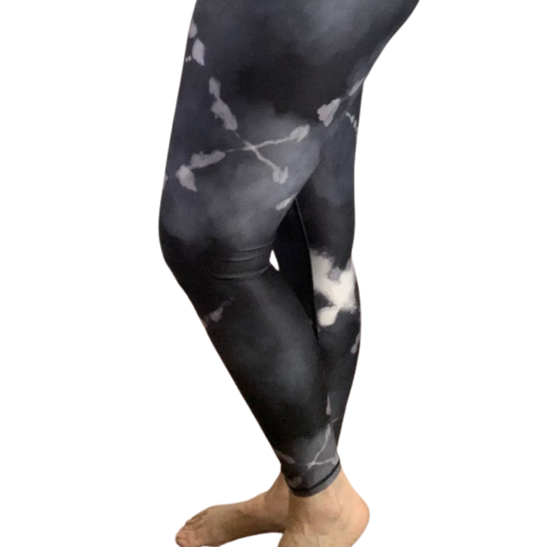 Ink Splash Tie-Dye Leggings