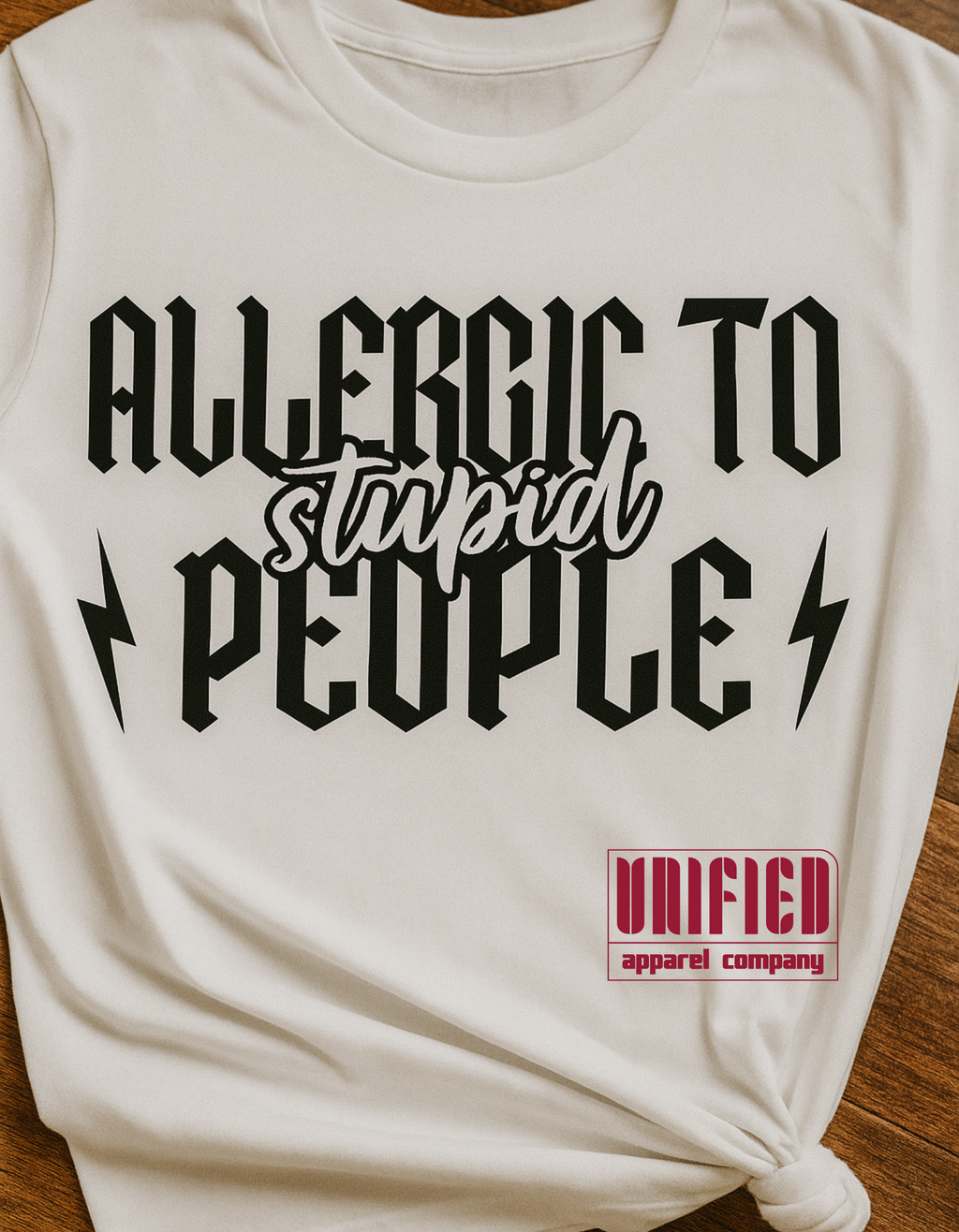 "Allergic to Stupid People" 🤧🙄