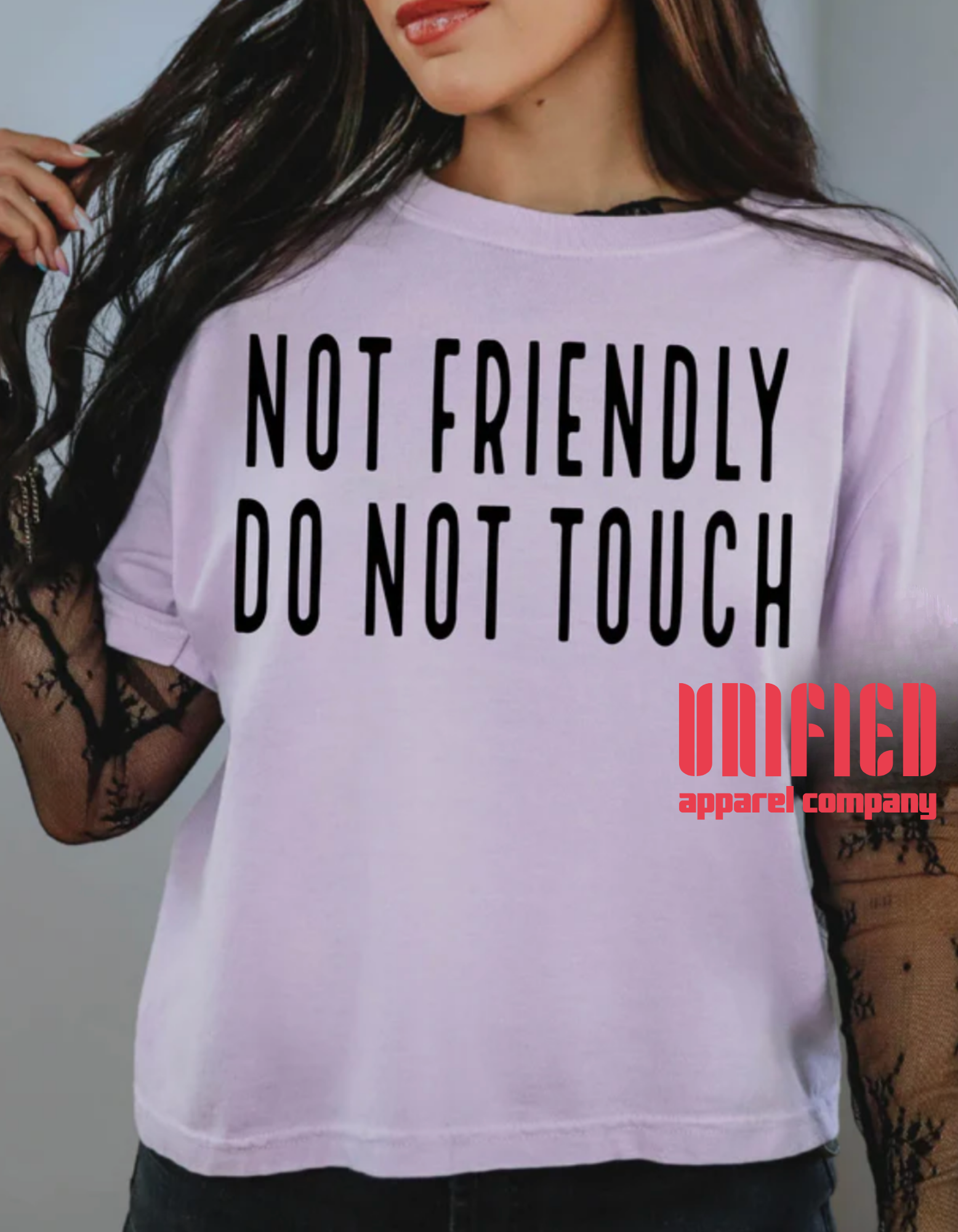 "Not Friendly. Do Not Touch." 🚫😑