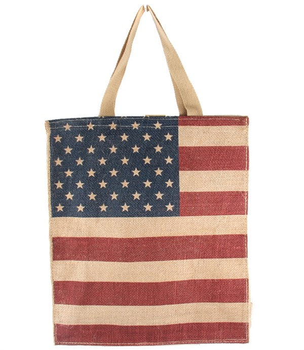 🇺🇸 American Flag Canvas Tote Bag 🇺🇸