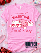 Nap Over Valentine Graphic T-Shirt