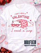 Nap Over Valentine Graphic T-Shirt