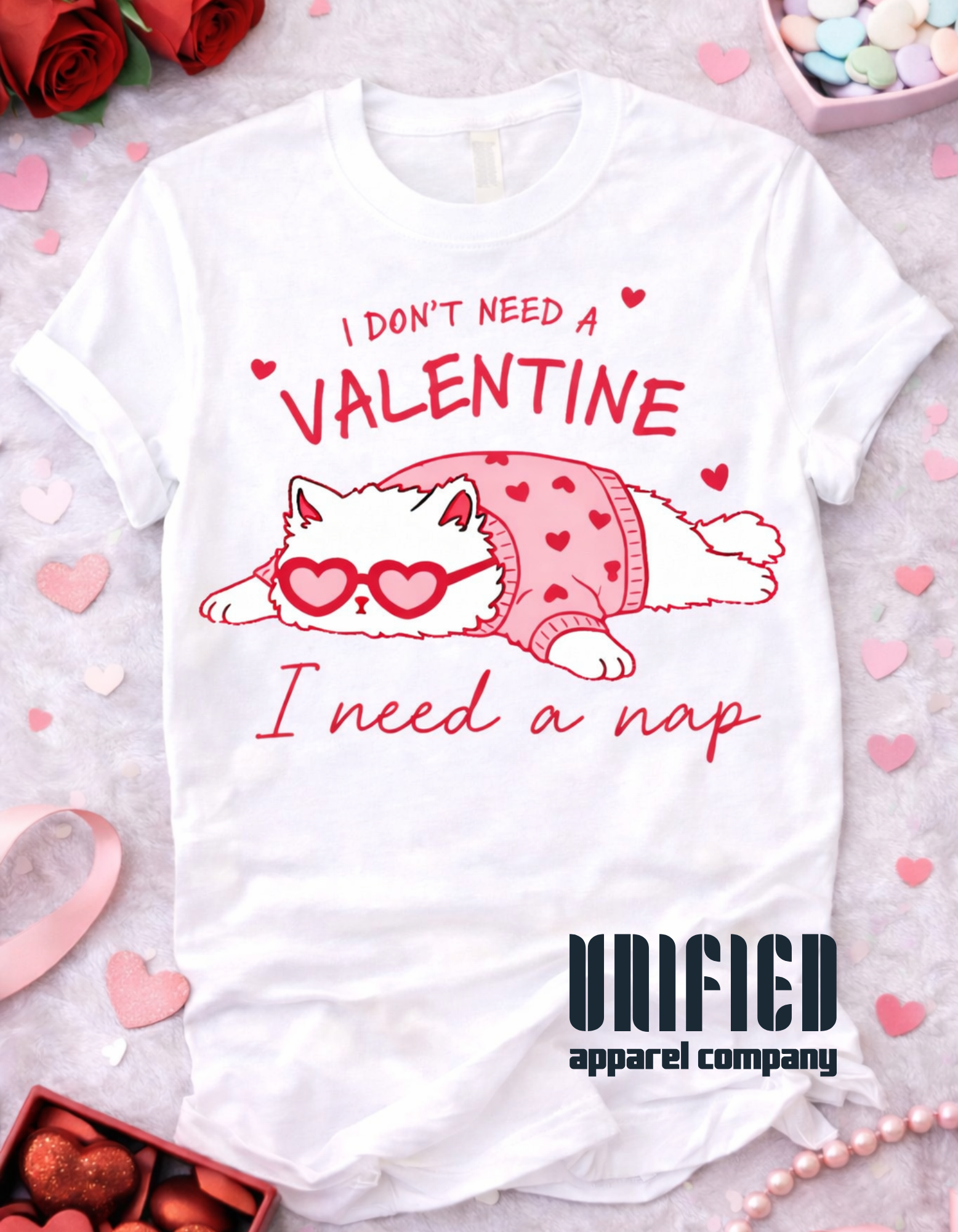 Nap Over Valentine Graphic T-Shirt