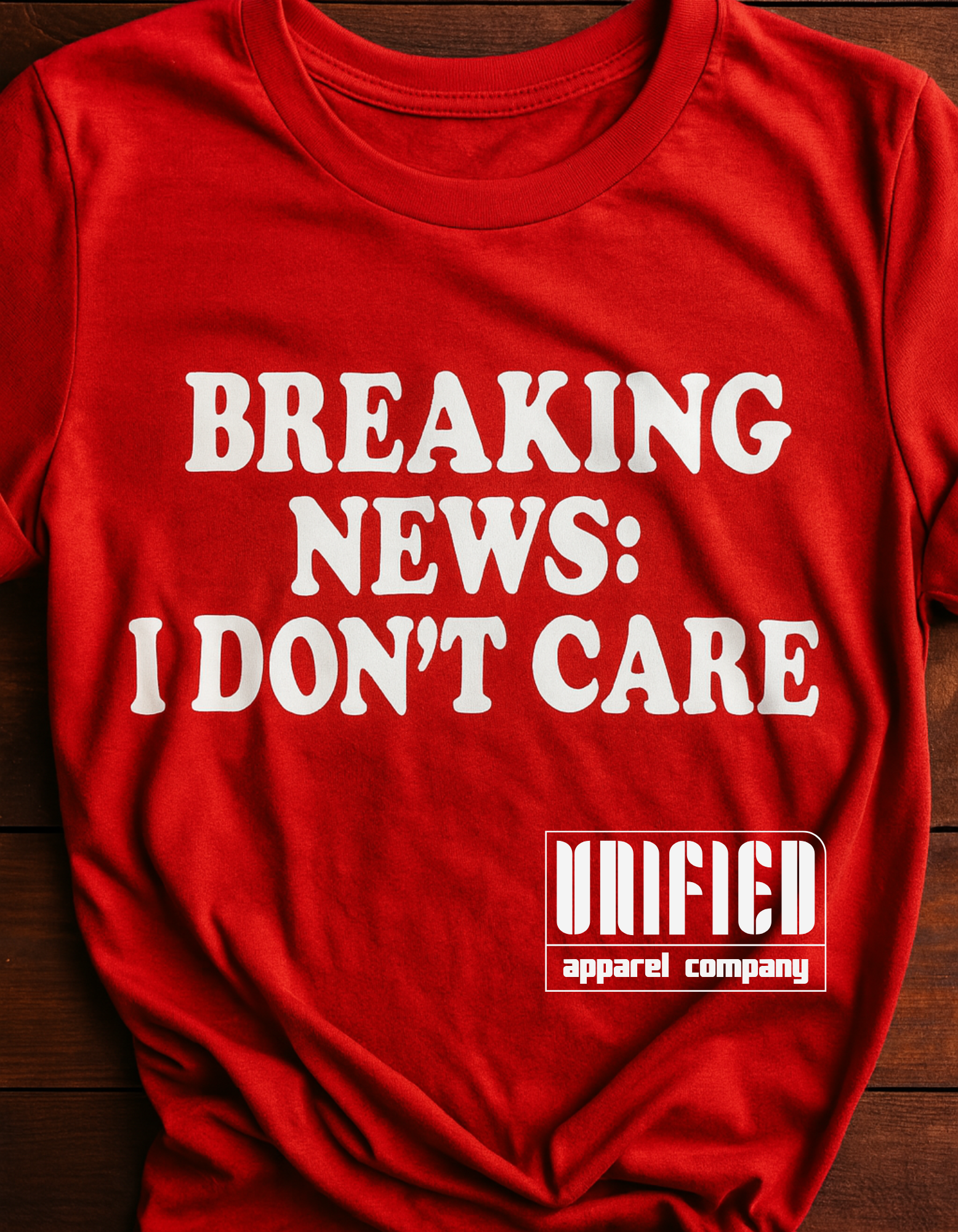 Breaking News: I Don’t Care Tee