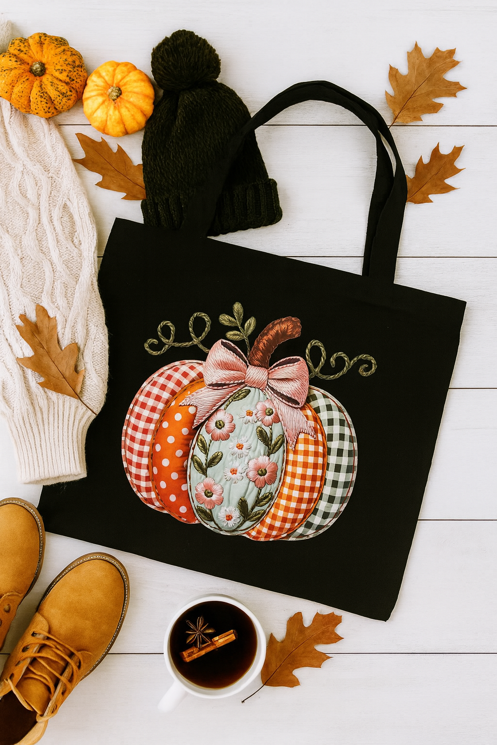 Autumn/Fall Pumpkin Tote Bag