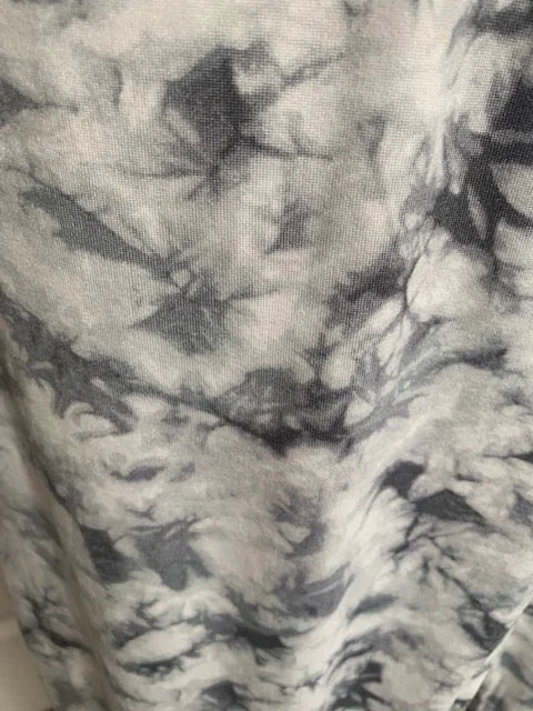 “One Day at a Time” Lounge Set – Gray & Marble Tie-Dye